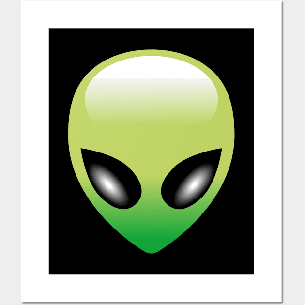 Alien Wall Art by MaiKStore